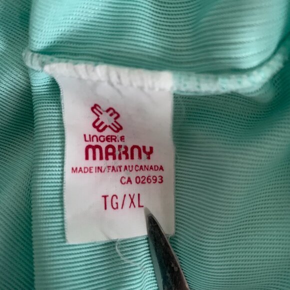 Vintage 90s Teal Satin Lace Trim Square Neck Camisole Boho Chic Crop Tank Top - Picture 9 of 16